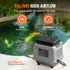 VEVOR Linear Air Pump, 90L/Min Air Flow Septic Aerator Pump, Aeration System for 1/4 Acre 10 FT Deep Ponds, Water Gardens, Waste Treatment