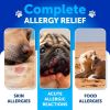 Probiotics for Dogs Support Gut Health Itchy Skin Allergies Immunity Yeast Balance Dog Probiotics and Digestive Enzymes with Prebiotics Reduce Diarrhe