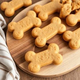 Roscoe & Stella's All-Natural Cookies & Treats (Flavor: Peanut Butter & Pumpkin, size: Bone Cookies)